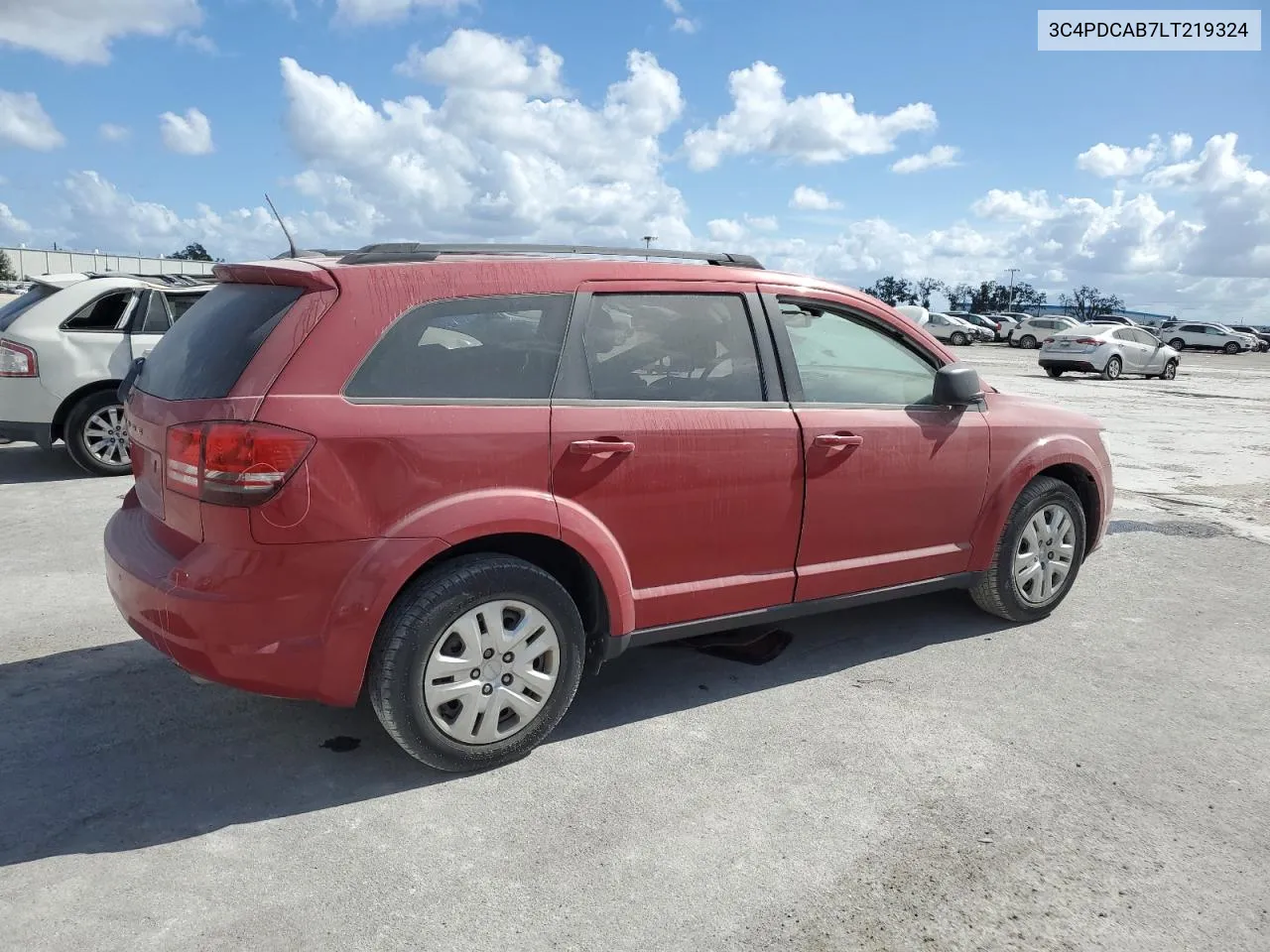 2020 Dodge Journey Se VIN: 3C4PDCAB7LT219324 Lot: 75072724