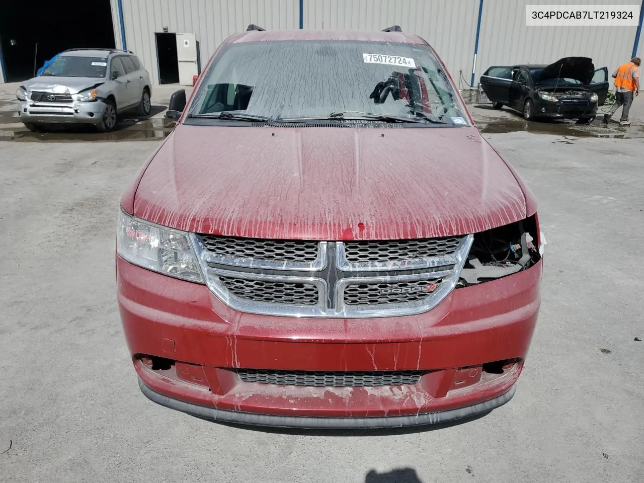 2020 Dodge Journey Se VIN: 3C4PDCAB7LT219324 Lot: 75072724