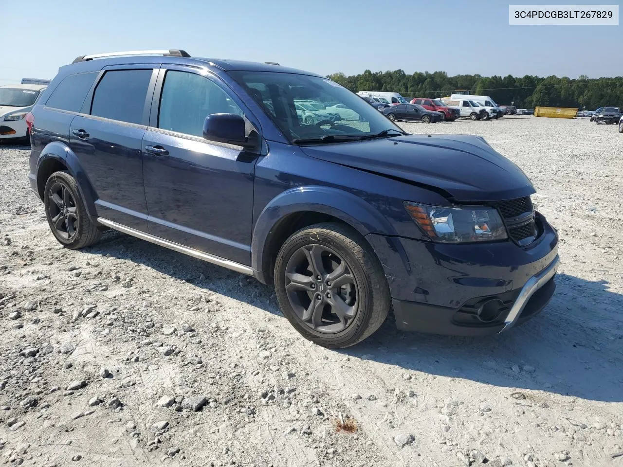 2020 Dodge Journey Crossroad VIN: 3C4PDCGB3LT267829 Lot: 75179824