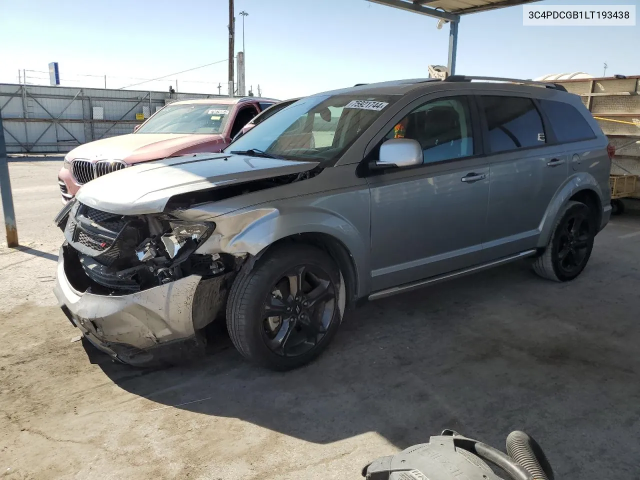 2020 Dodge Journey Crossroad VIN: 3C4PDCGB1LT193438 Lot: 75921744