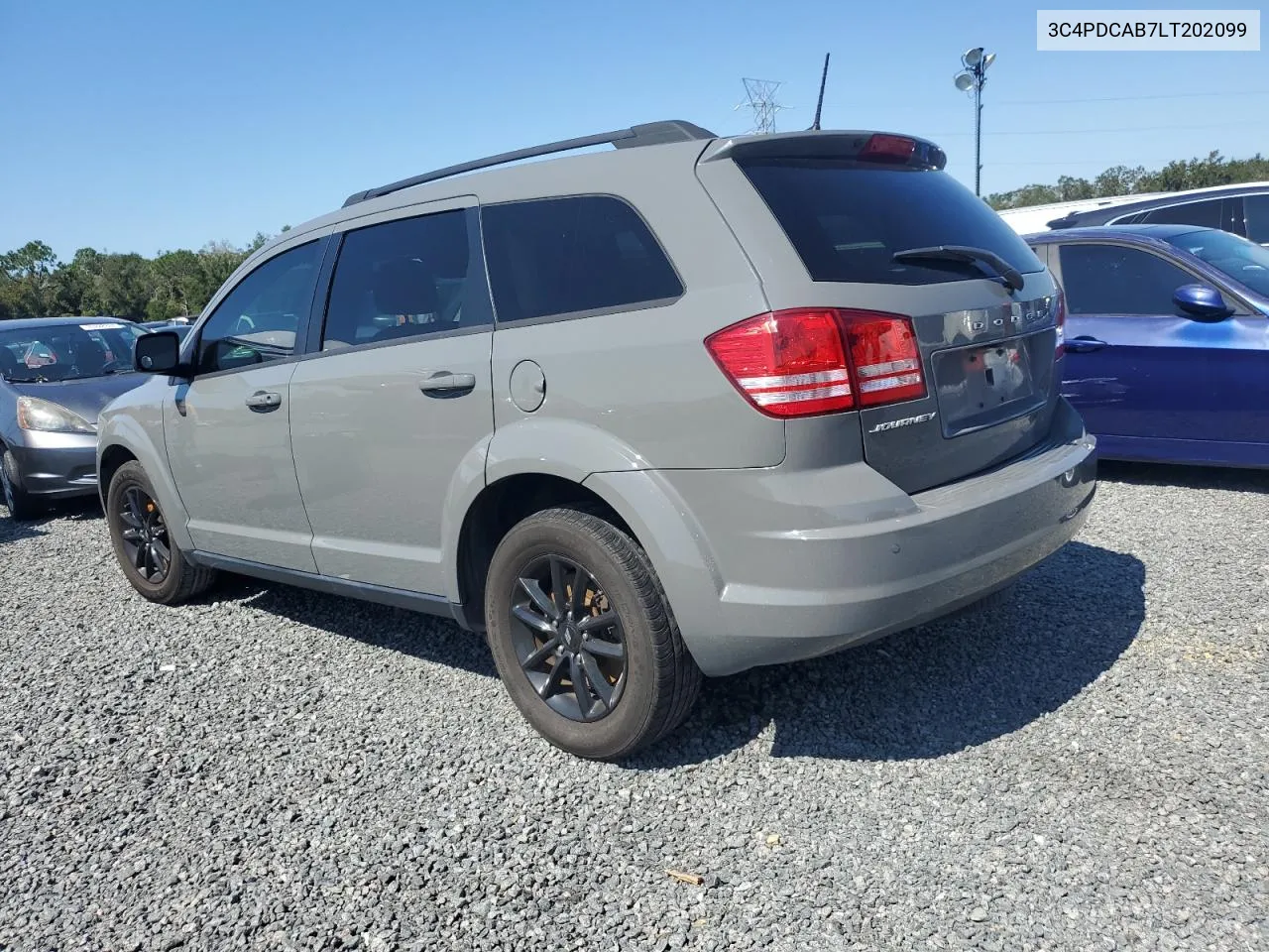 2020 Dodge Journey Se VIN: 3C4PDCAB7LT202099 Lot: 76225964