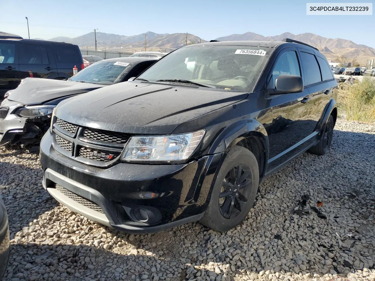 2020 Dodge Journey Se VIN: 3C4PDCAB4LT232239 Lot: 76356844