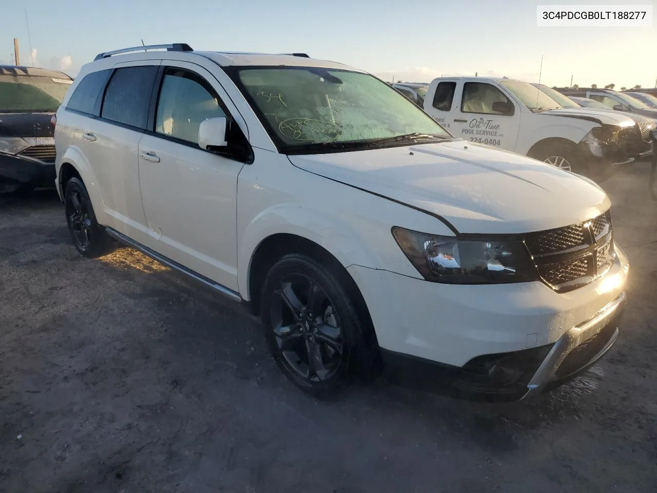 2020 Dodge Journey Crossroad VIN: 3C4PDCGB0LT188277 Lot: 76394974