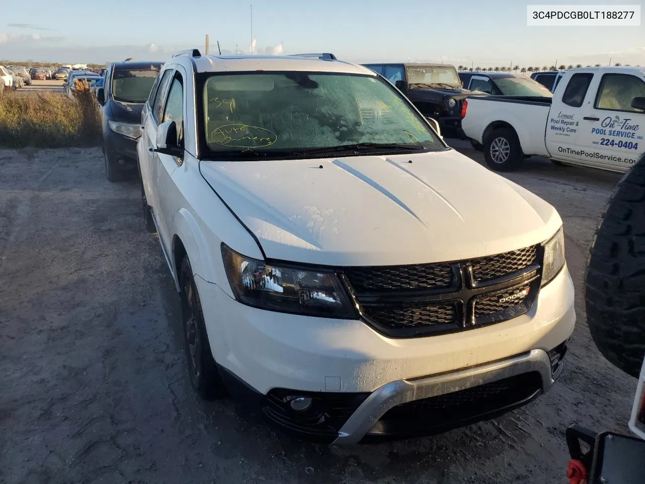 2020 Dodge Journey Crossroad VIN: 3C4PDCGB0LT188277 Lot: 76394974