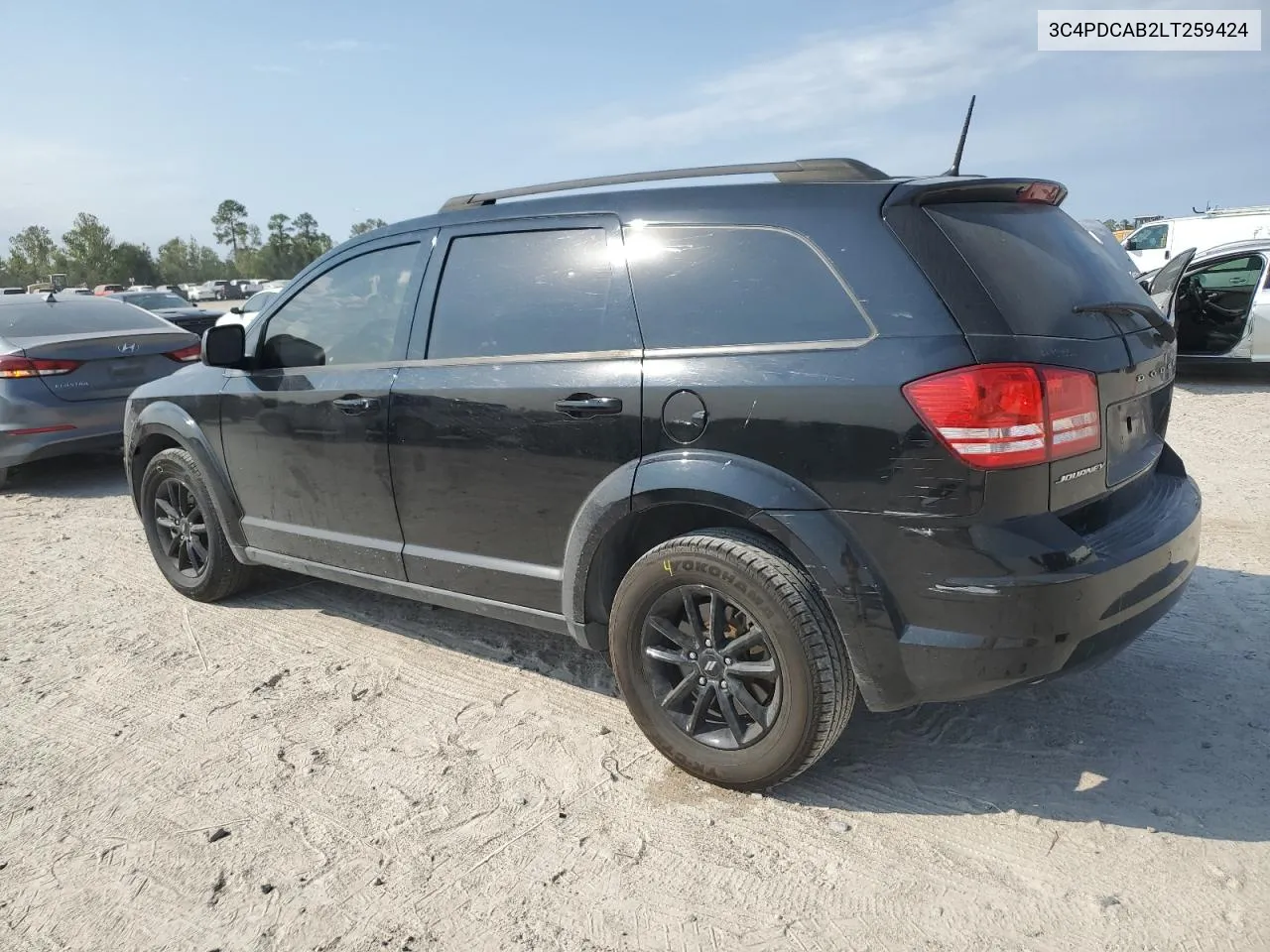 2020 Dodge Journey Se VIN: 3C4PDCAB2LT259424 Lot: 76456624