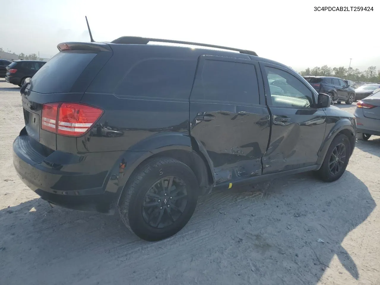 2020 Dodge Journey Se VIN: 3C4PDCAB2LT259424 Lot: 76456624