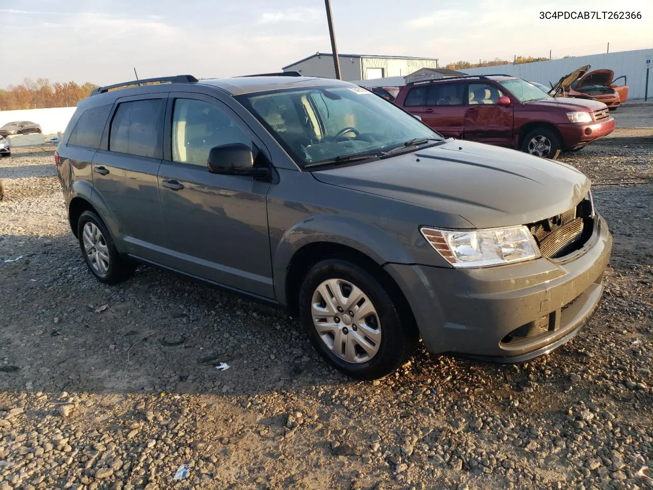 2020 Dodge Journey Se VIN: 3C4PDCAB7LT262366 Lot: 76485164