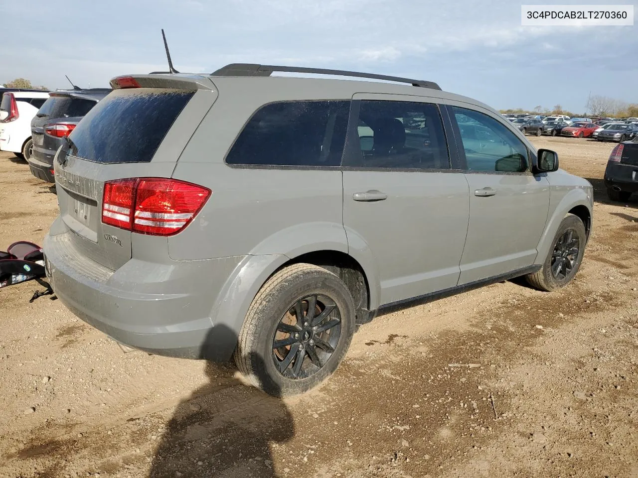 2020 Dodge Journey Se VIN: 3C4PDCAB2LT270360 Lot: 76697214