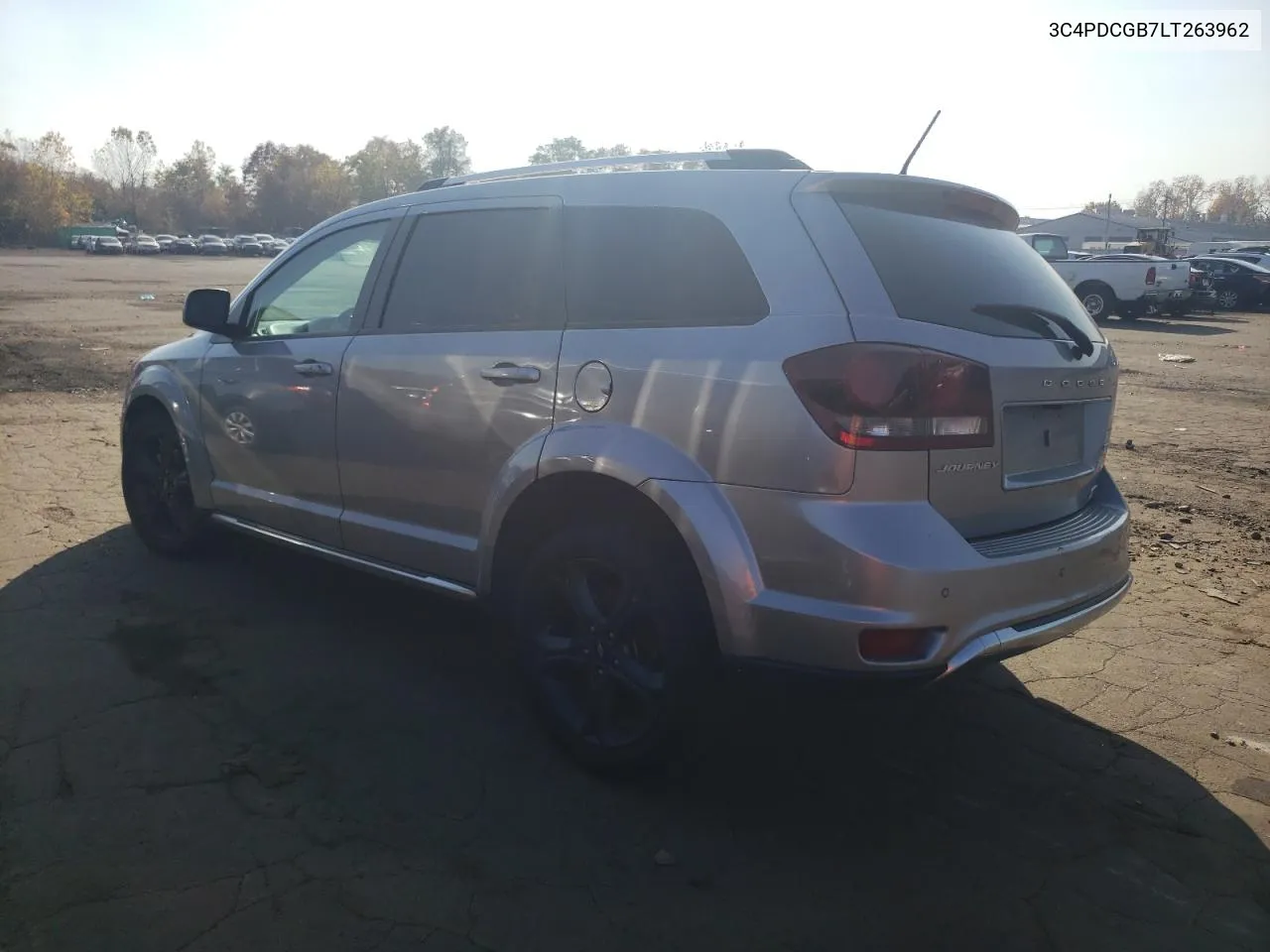 2020 Dodge Journey Crossroad VIN: 3C4PDCGB7LT263962 Lot: 76812294