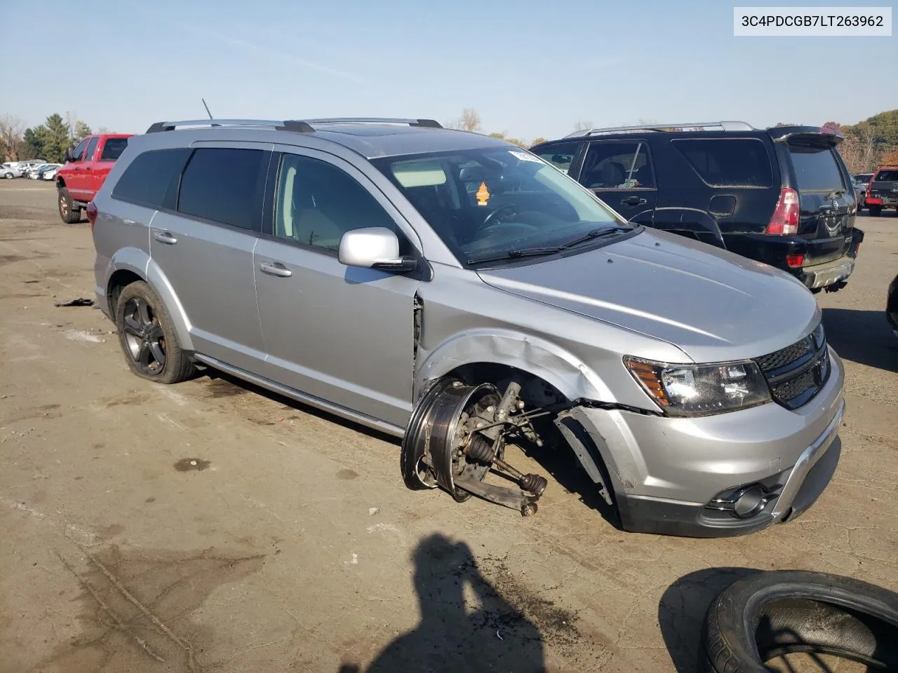 2020 Dodge Journey Crossroad VIN: 3C4PDCGB7LT263962 Lot: 76812294