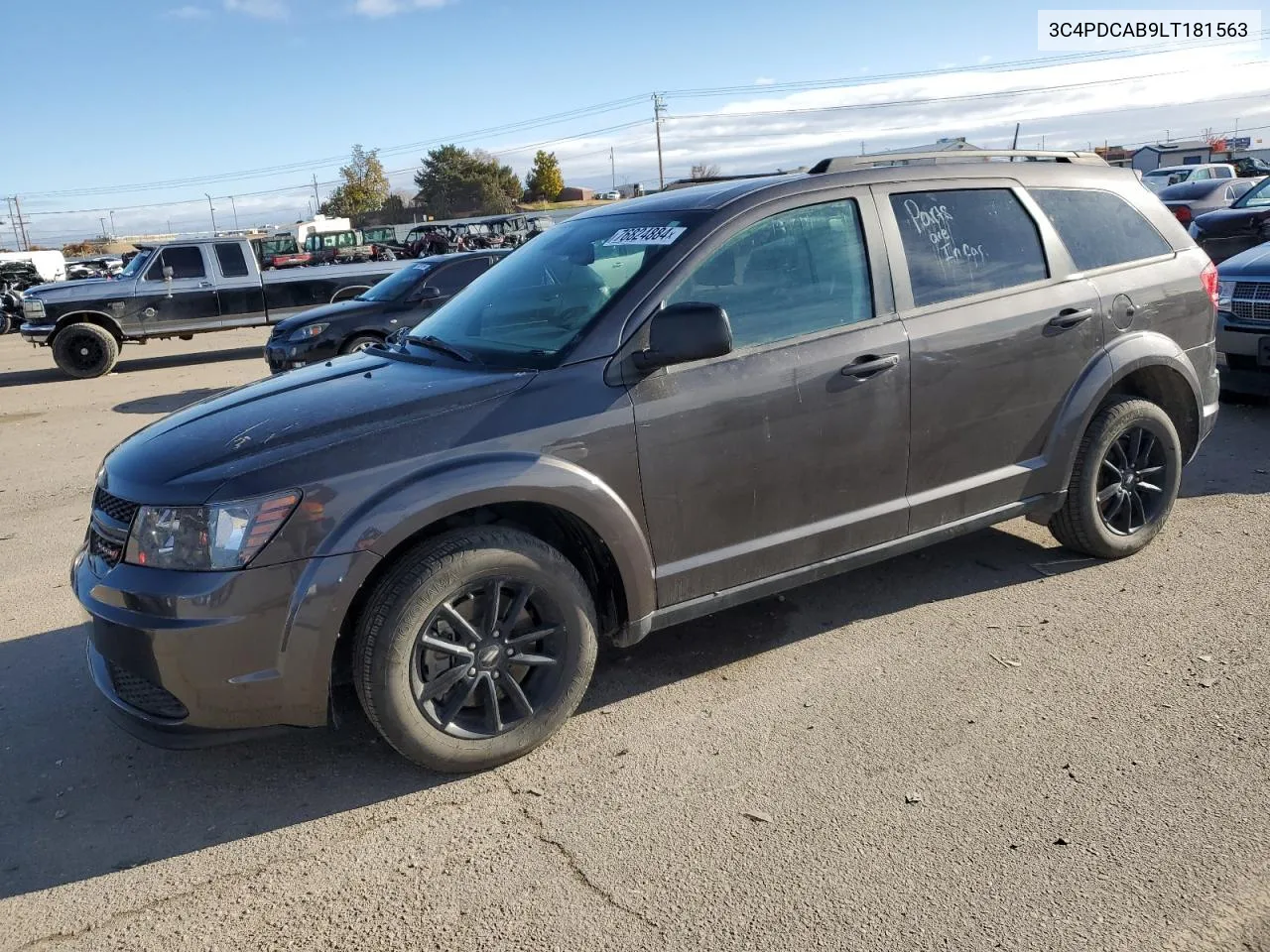 2020 Dodge Journey Se VIN: 3C4PDCAB9LT181563 Lot: 76824884