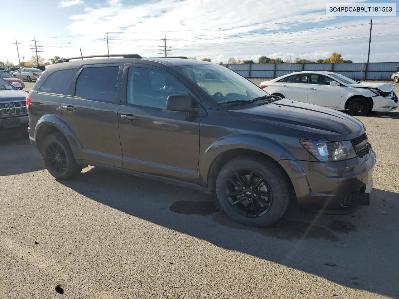 2020 Dodge Journey Se VIN: 3C4PDCAB9LT181563 Lot: 76824884