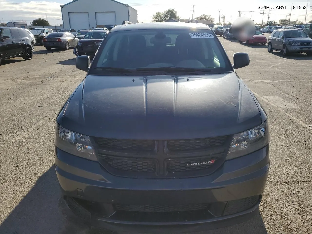 2020 Dodge Journey Se VIN: 3C4PDCAB9LT181563 Lot: 76824884