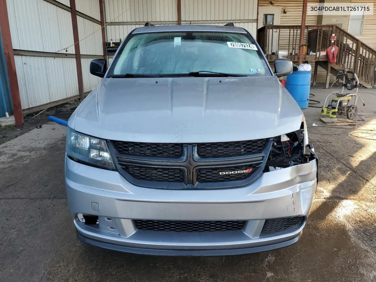 2020 Dodge Journey Se VIN: 3C4PDCAB1LT261715 Lot: 76957524