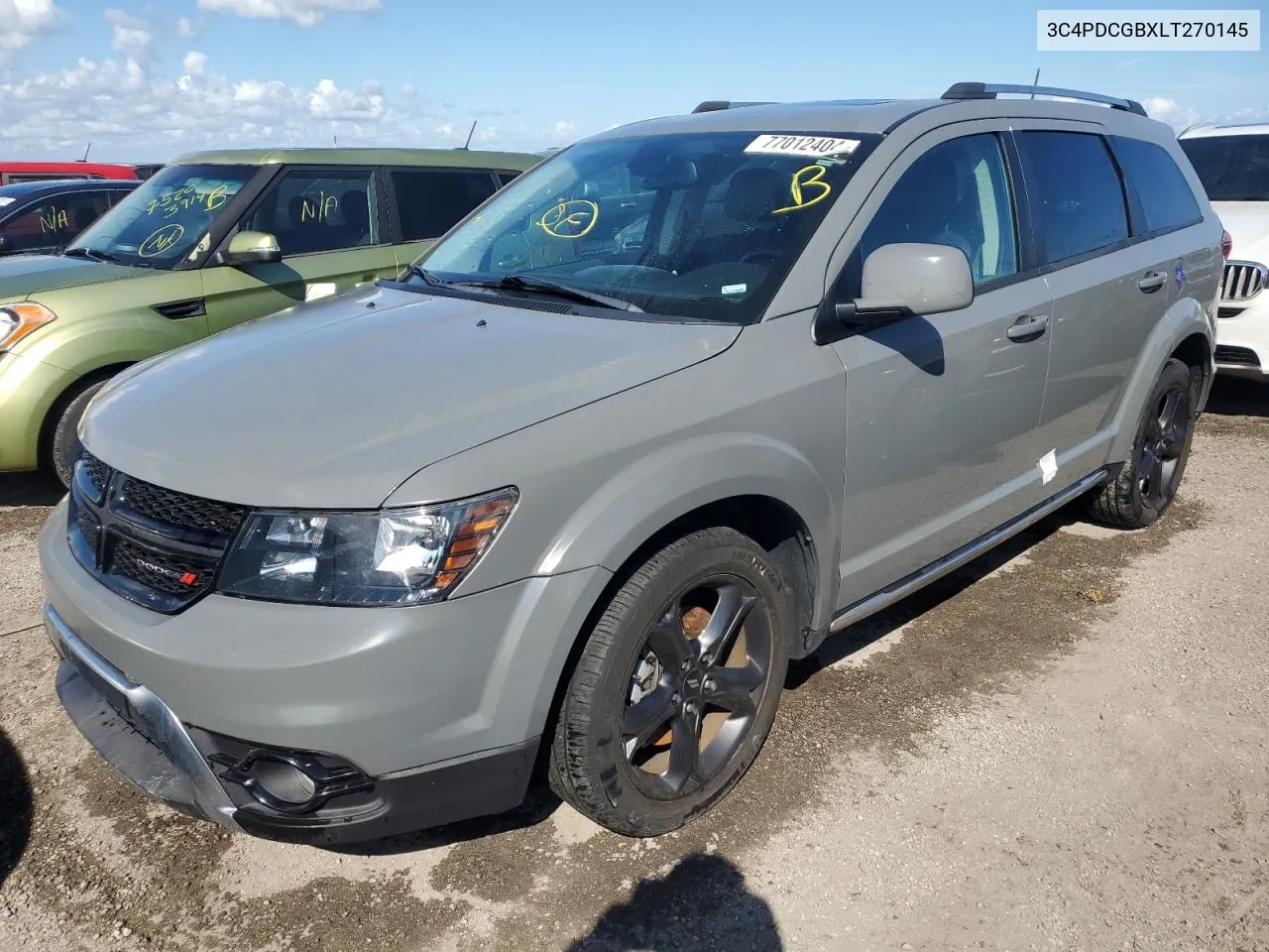 2020 Dodge Journey Crossroad VIN: 3C4PDCGBXLT270145 Lot: 77012404