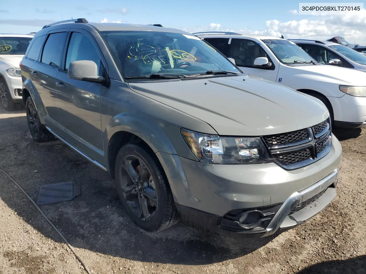 2020 Dodge Journey Crossroad VIN: 3C4PDCGBXLT270145 Lot: 77012404