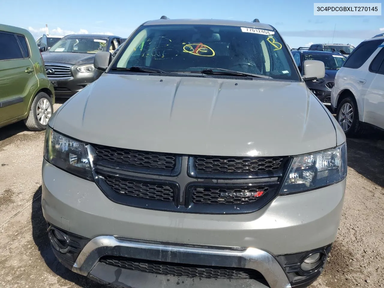 2020 Dodge Journey Crossroad VIN: 3C4PDCGBXLT270145 Lot: 77012404