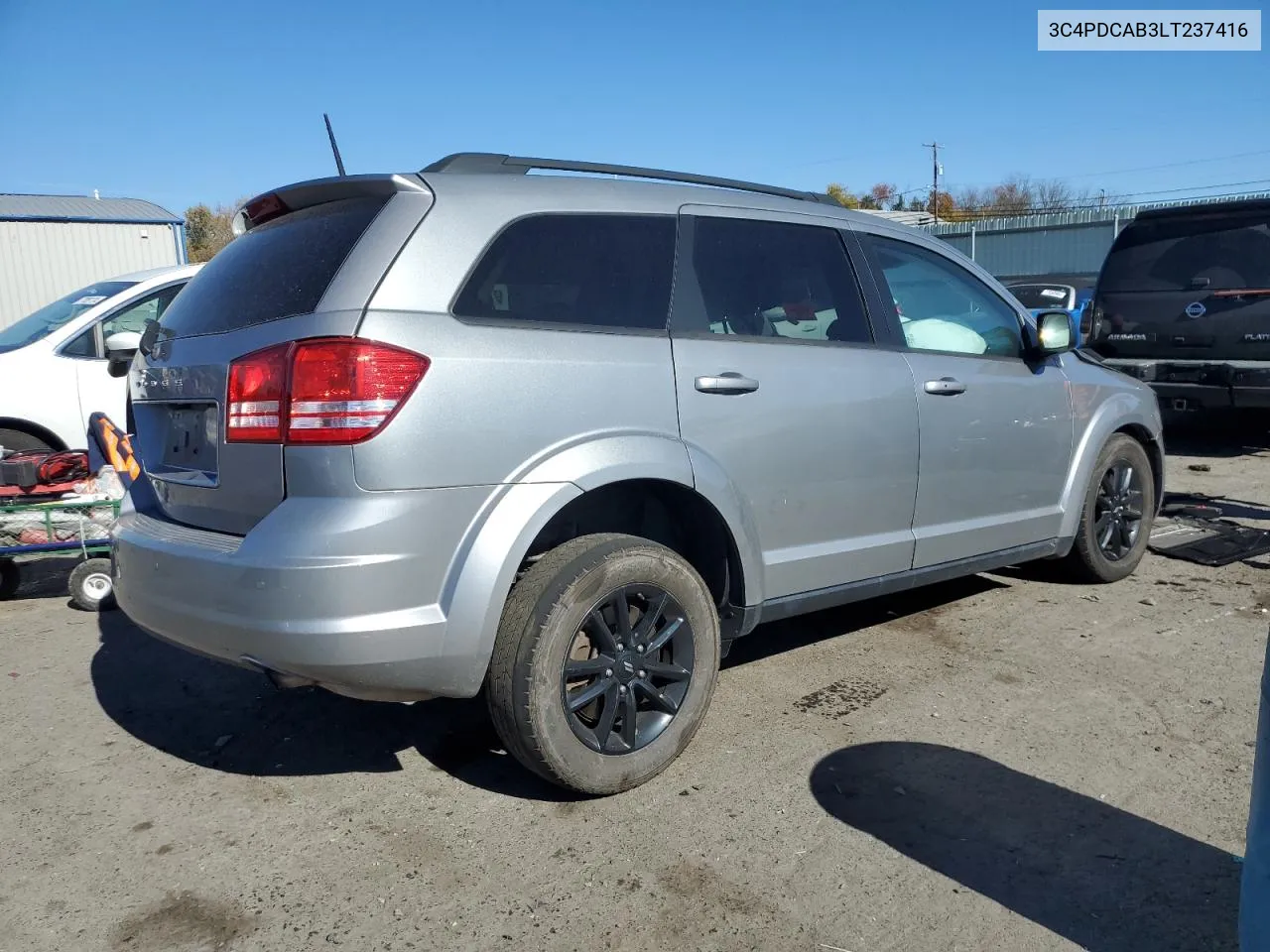 2020 Dodge Journey Se VIN: 3C4PDCAB3LT237416 Lot: 77304114