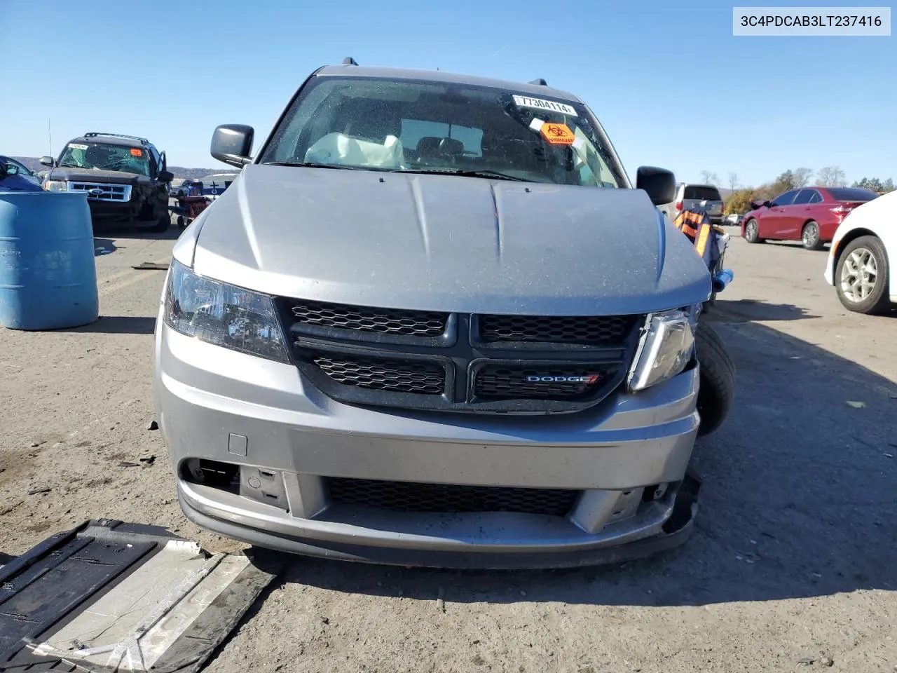 2020 Dodge Journey Se VIN: 3C4PDCAB3LT237416 Lot: 77304114