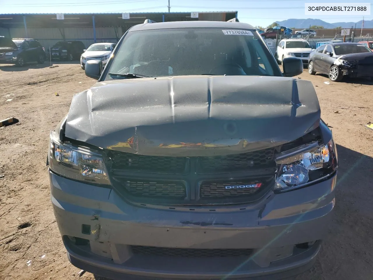 2020 Dodge Journey Se VIN: 3C4PDCAB5LT271888 Lot: 77378984