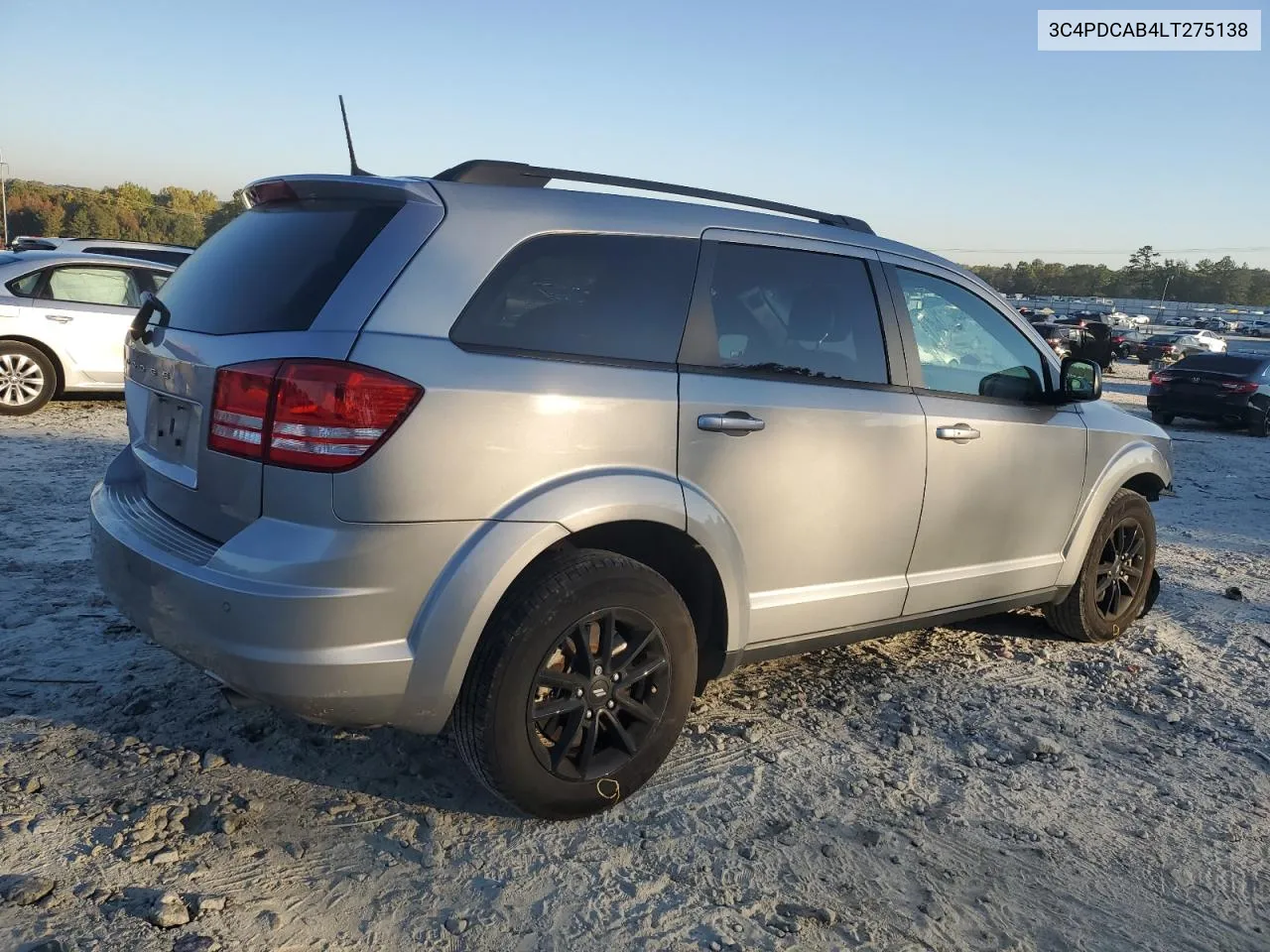 2020 Dodge Journey Se VIN: 3C4PDCAB4LT275138 Lot: 77531334