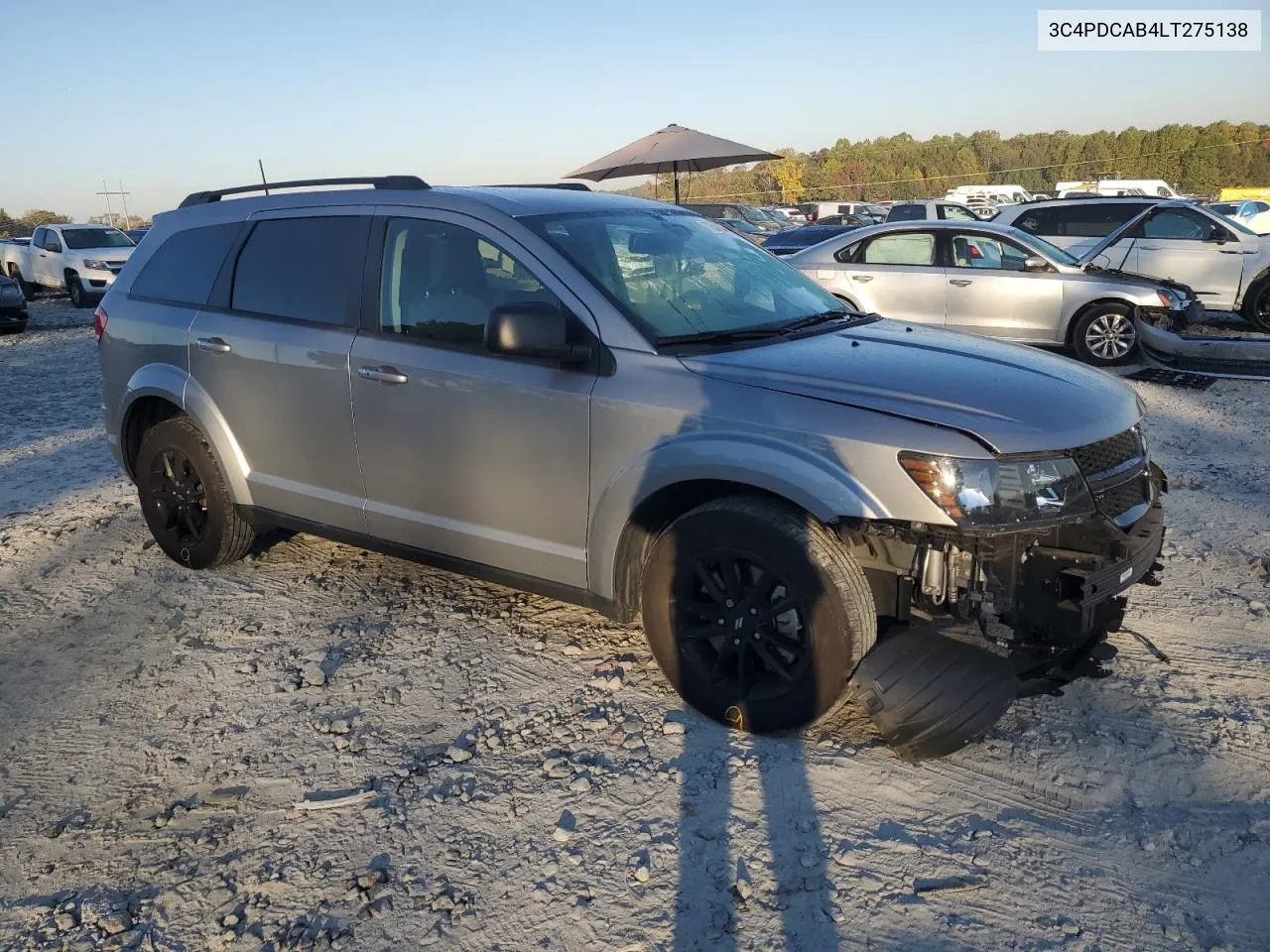 2020 Dodge Journey Se VIN: 3C4PDCAB4LT275138 Lot: 77531334