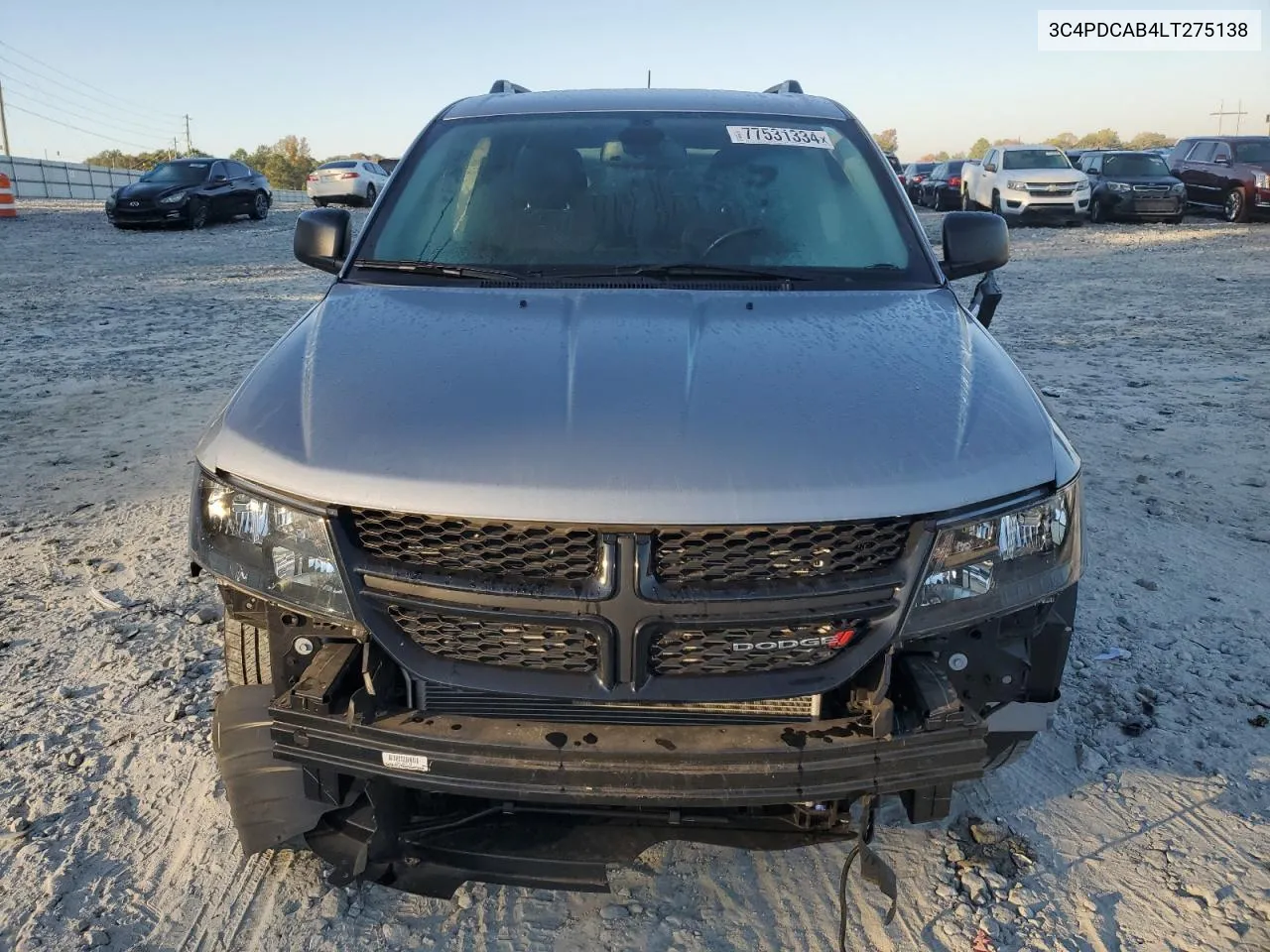 2020 Dodge Journey Se VIN: 3C4PDCAB4LT275138 Lot: 77531334