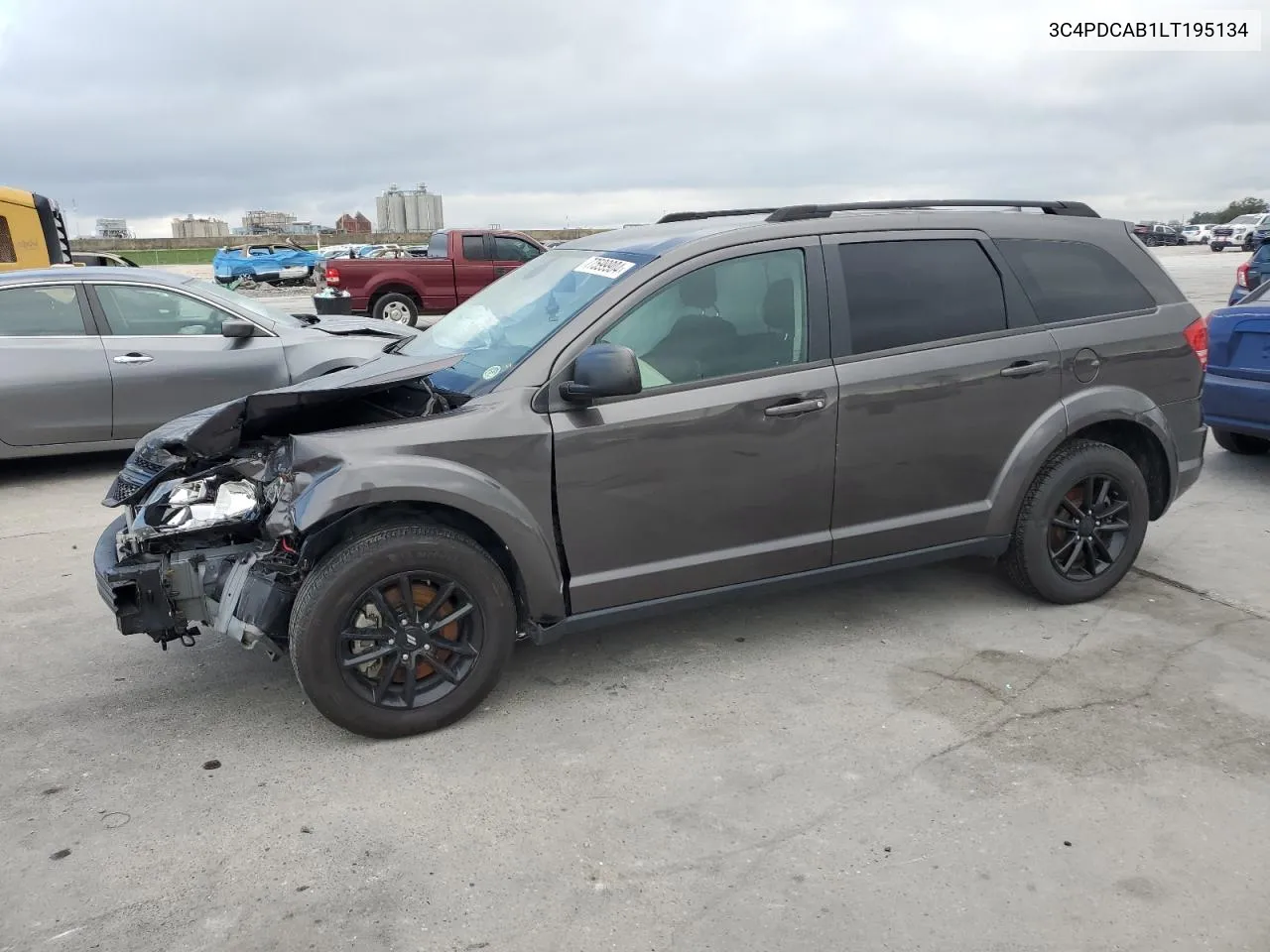 2020 Dodge Journey Se VIN: 3C4PDCAB1LT195134 Lot: 77599904