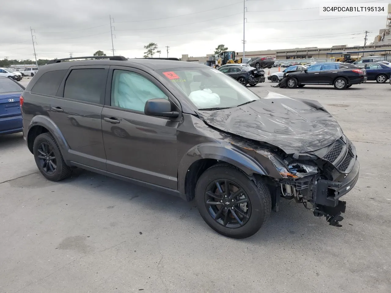 2020 Dodge Journey Se VIN: 3C4PDCAB1LT195134 Lot: 77599904