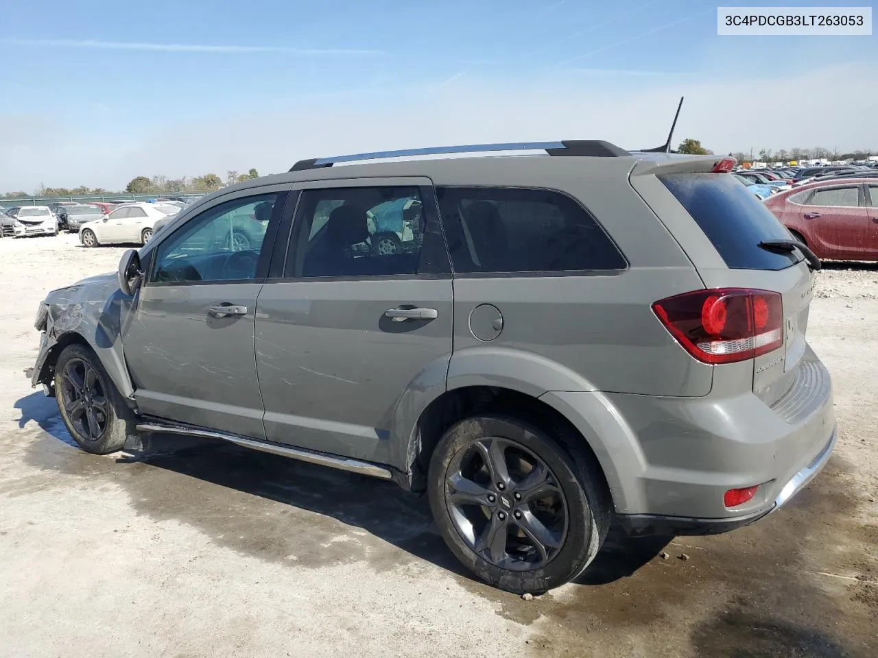 2020 Dodge Journey Crossroad VIN: 3C4PDCGB3LT263053 Lot: 77625504