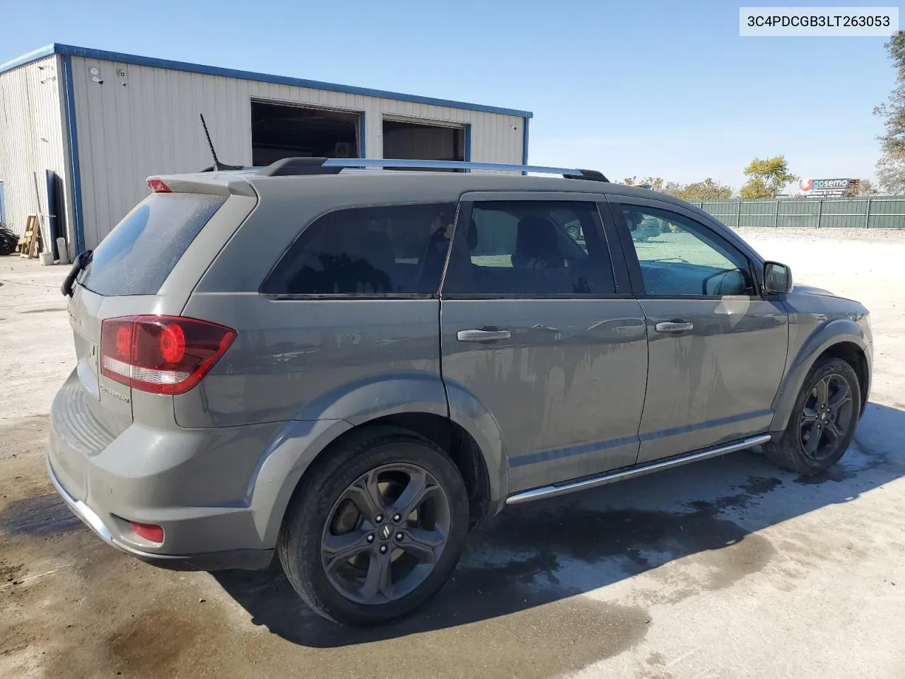 2020 Dodge Journey Crossroad VIN: 3C4PDCGB3LT263053 Lot: 77625504