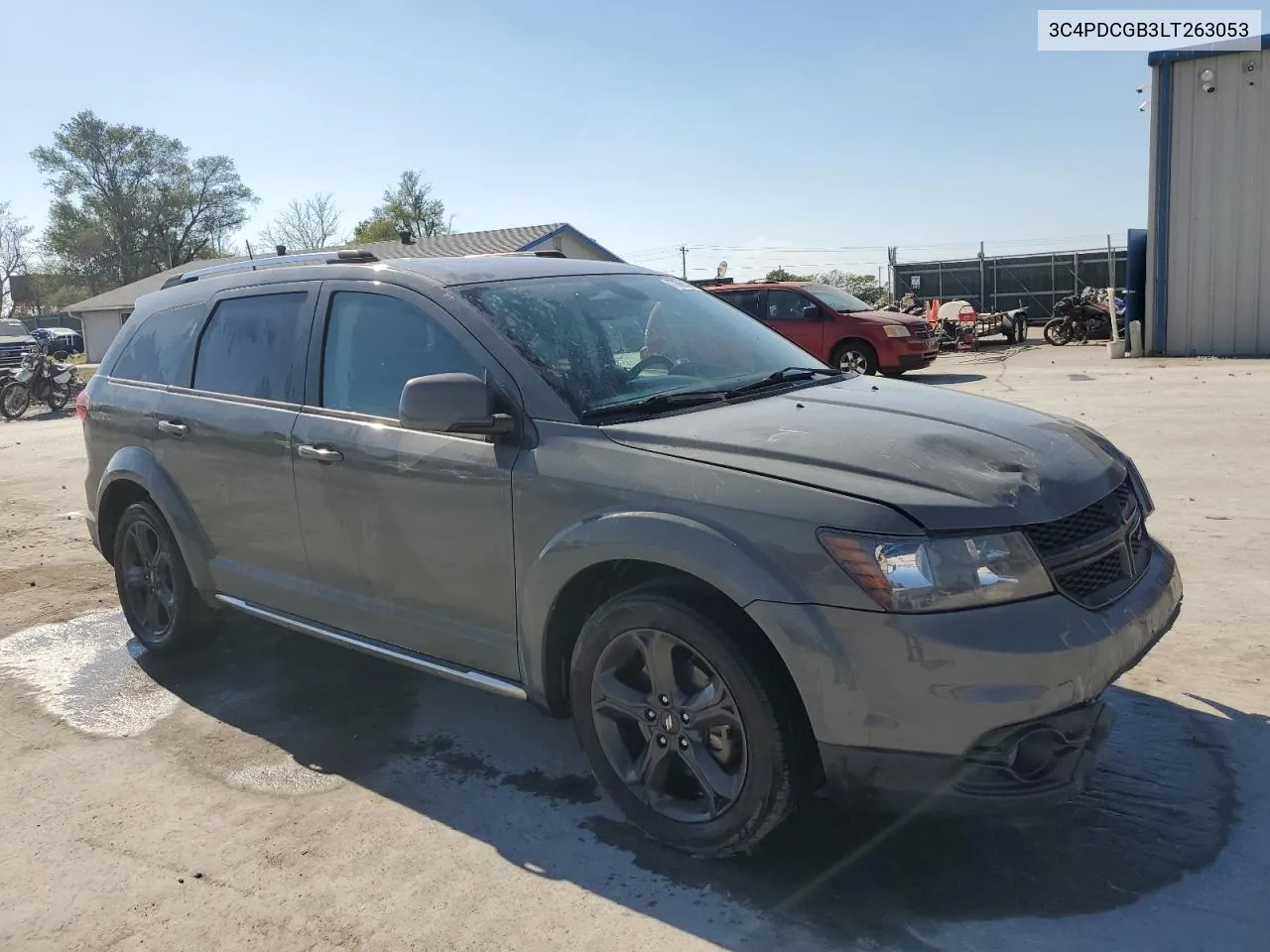 2020 Dodge Journey Crossroad VIN: 3C4PDCGB3LT263053 Lot: 77625504