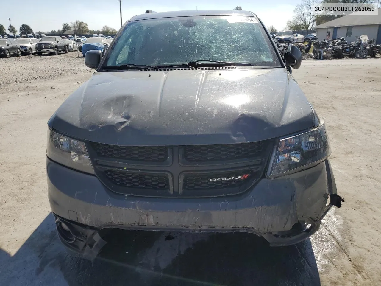 2020 Dodge Journey Crossroad VIN: 3C4PDCGB3LT263053 Lot: 77625504