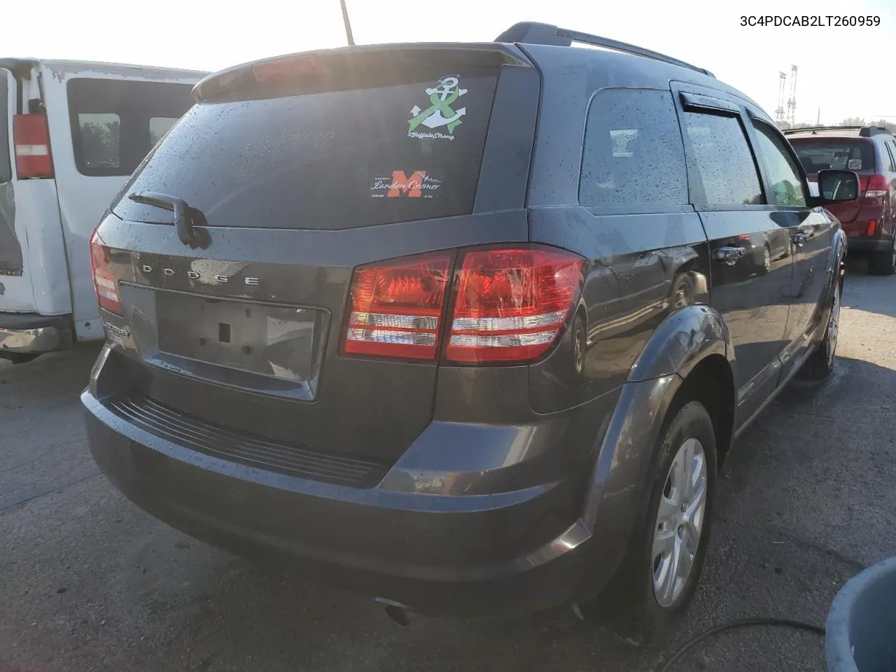 2020 Dodge Journey Se VIN: 3C4PDCAB2LT260959 Lot: 77949334