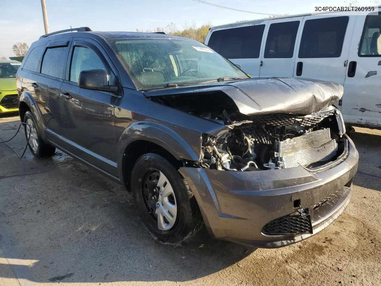 2020 Dodge Journey Se VIN: 3C4PDCAB2LT260959 Lot: 77949334