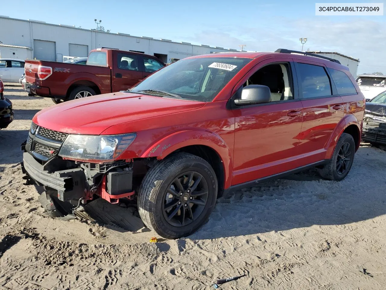 2020 Dodge Journey Se VIN: 3C4PDCAB6LT273049 Lot: 78650604