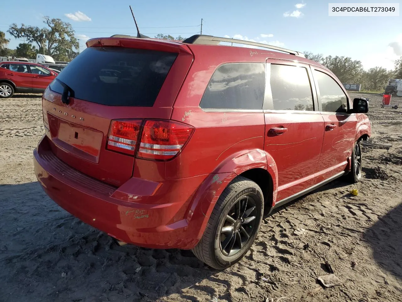 2020 Dodge Journey Se VIN: 3C4PDCAB6LT273049 Lot: 78650604