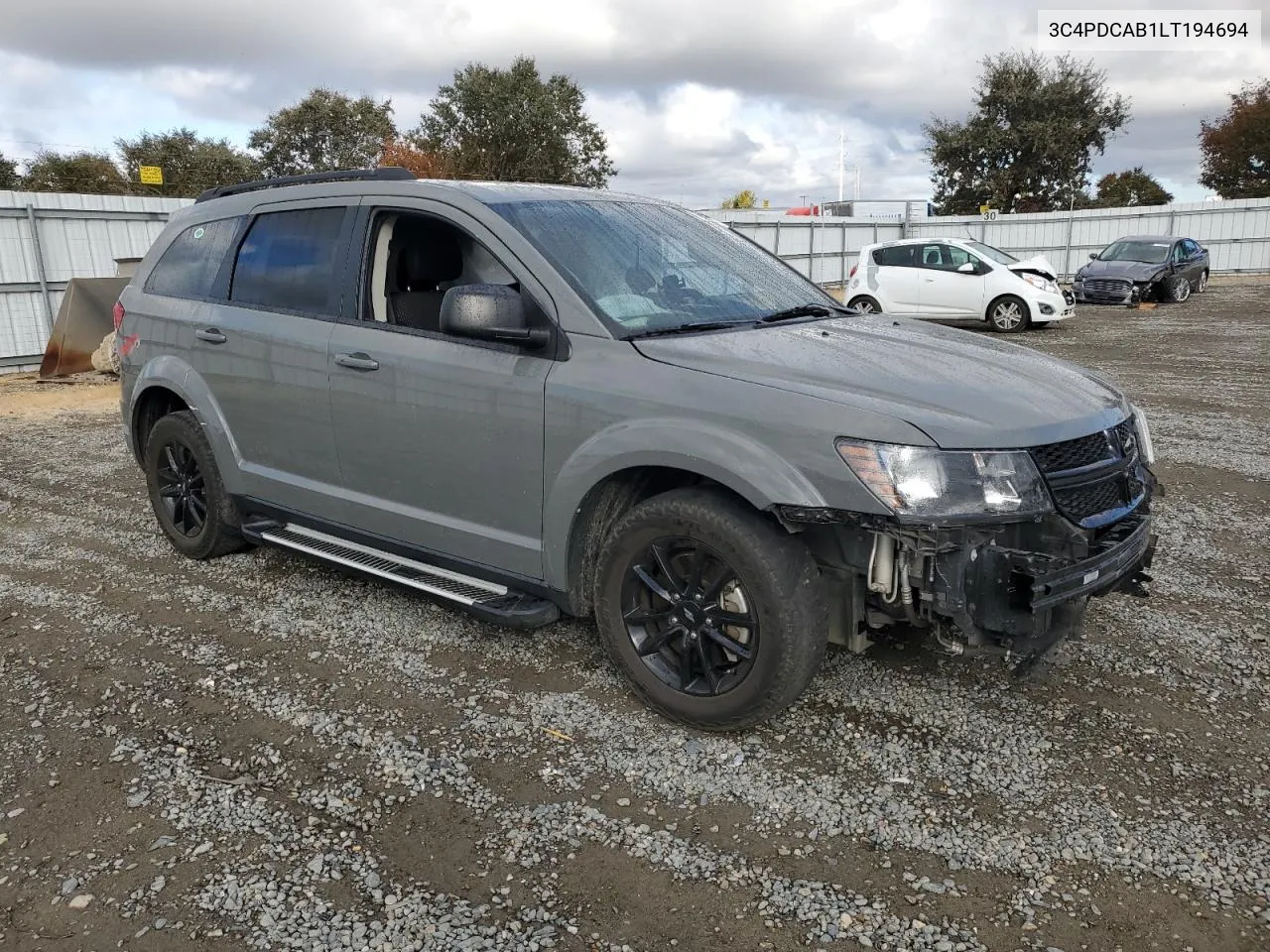 2020 Dodge Journey Se VIN: 3C4PDCAB1LT194694 Lot: 78685384