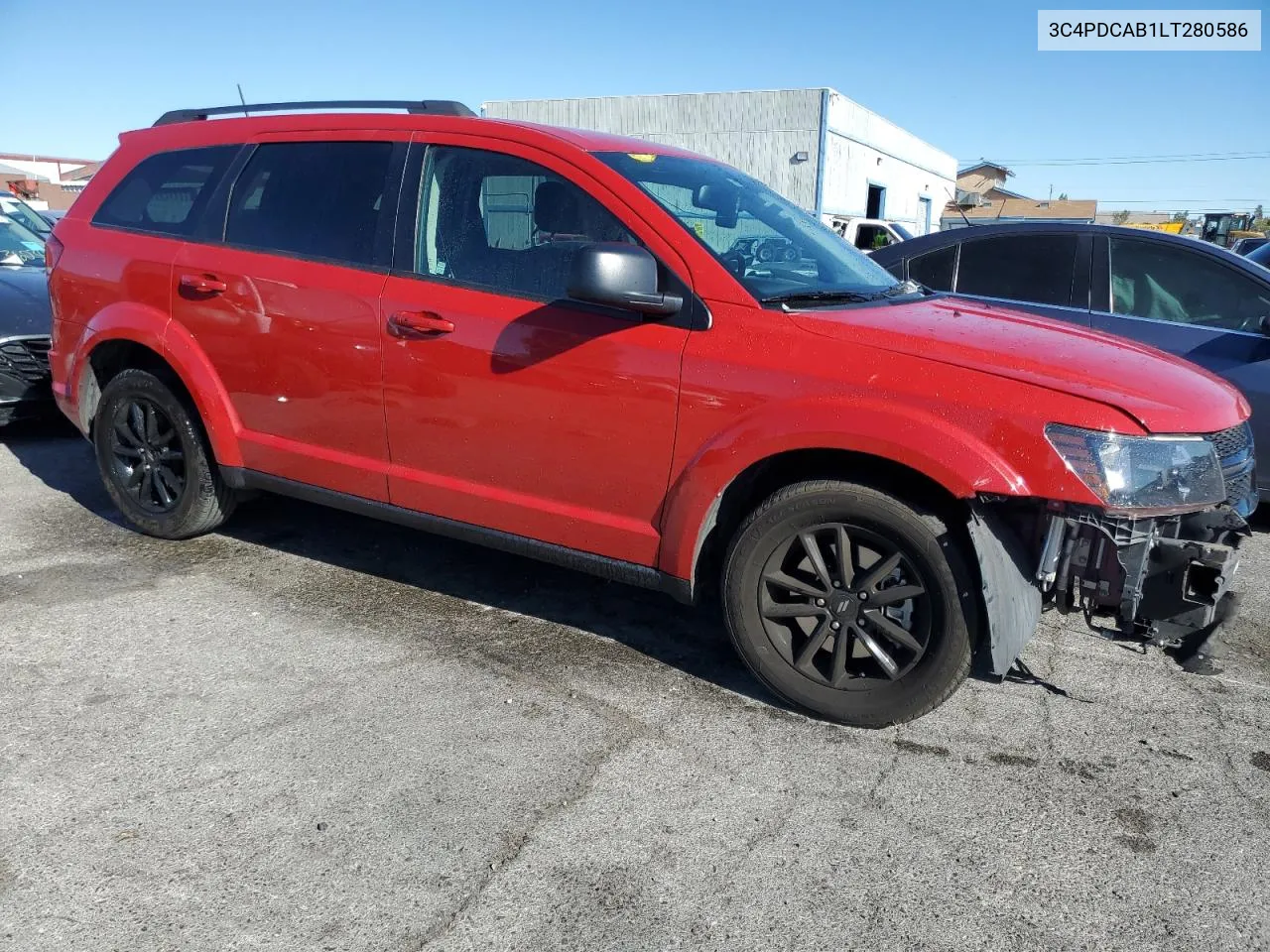 2020 Dodge Journey Se VIN: 3C4PDCAB1LT280586 Lot: 79344814