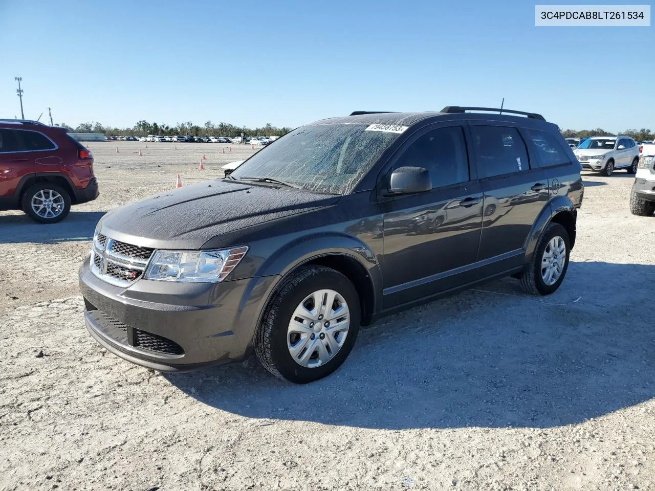 3C4PDCAB8LT261534 2020 Dodge Journey Se