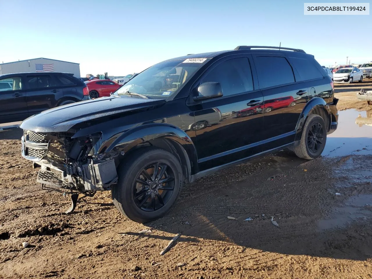 2020 Dodge Journey Se VIN: 3C4PDCAB8LT199424 Lot: 79466314