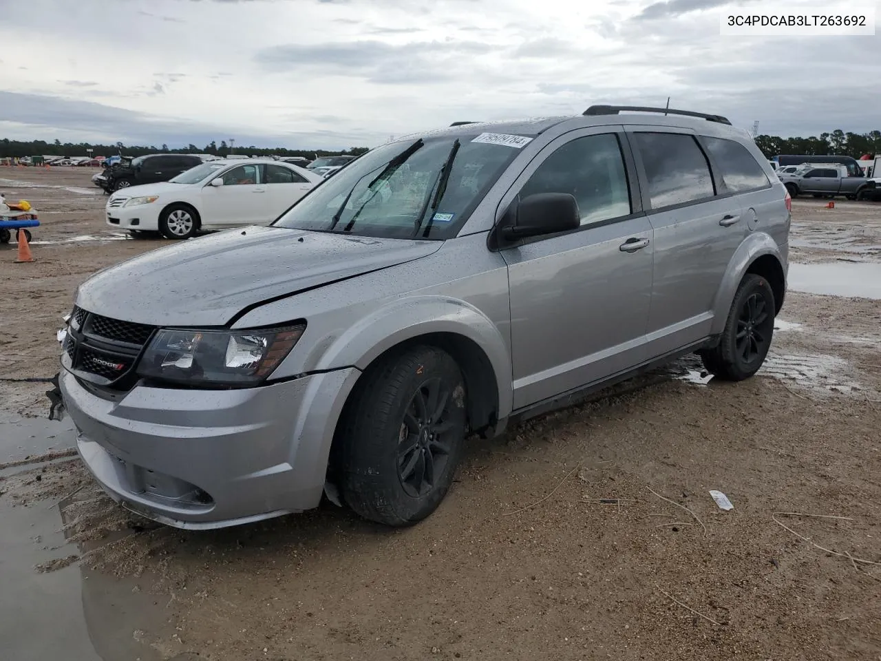 2020 Dodge Journey Se VIN: 3C4PDCAB3LT263692 Lot: 79509784