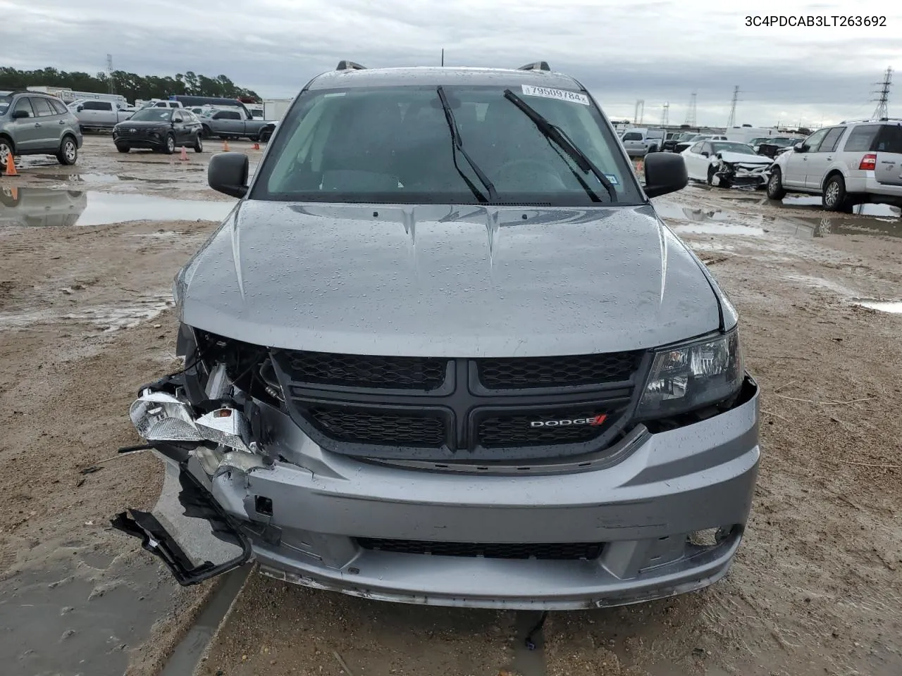 2020 Dodge Journey Se VIN: 3C4PDCAB3LT263692 Lot: 79509784