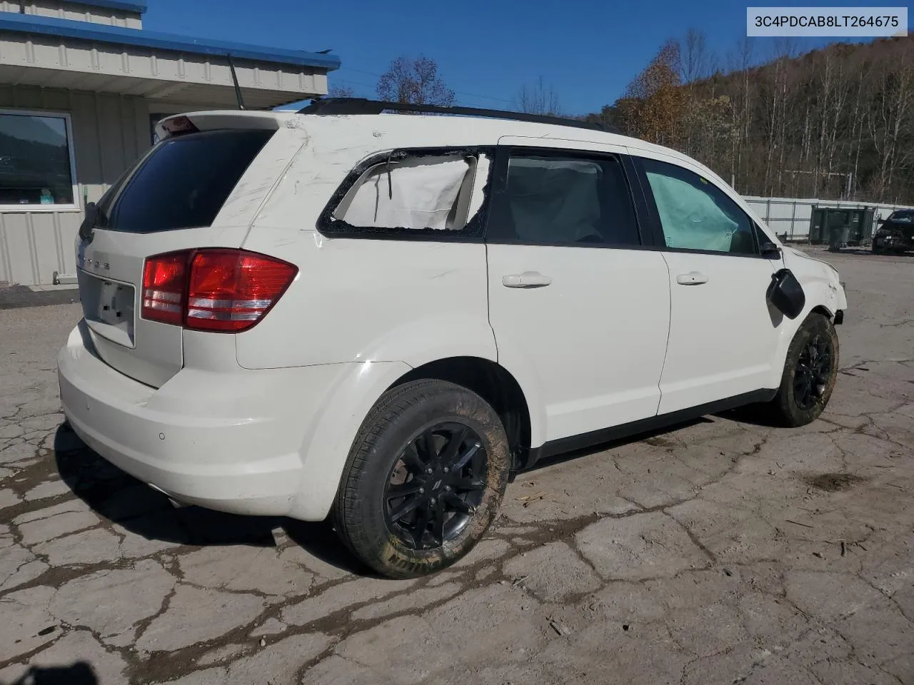 2020 Dodge Journey Se VIN: 3C4PDCAB8LT264675 Lot: 79571574