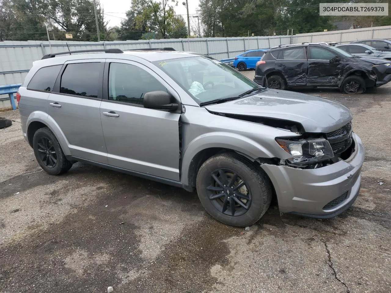 2020 Dodge Journey Se VIN: 3C4PDCAB5LT269378 Lot: 79753854