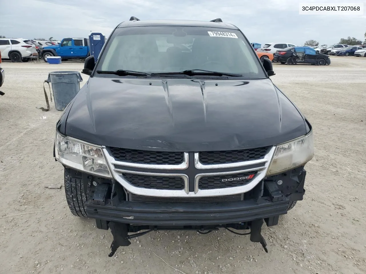 2020 Dodge Journey Se VIN: 3C4PDCABXLT207068 Lot: 79948314