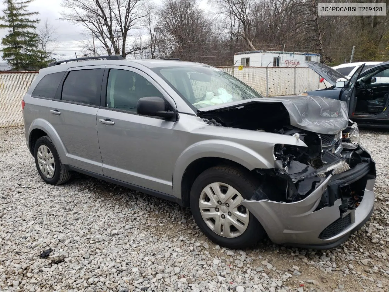 2020 Dodge Journey Se VIN: 3C4PDCAB5LT269428 Lot: 80193834