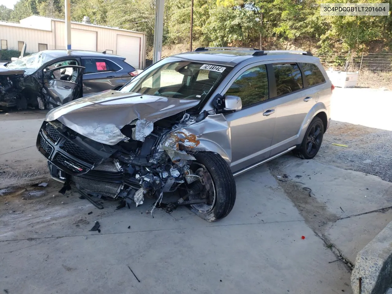 2020 Dodge Journey Crossroad VIN: 3C4PDCGB1LT201604 Lot: 80301984