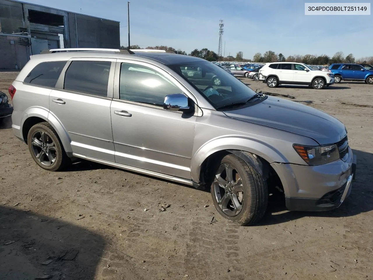 2020 Dodge Journey Crossroad VIN: 3C4PDCGB0LT251149 Lot: 80519024