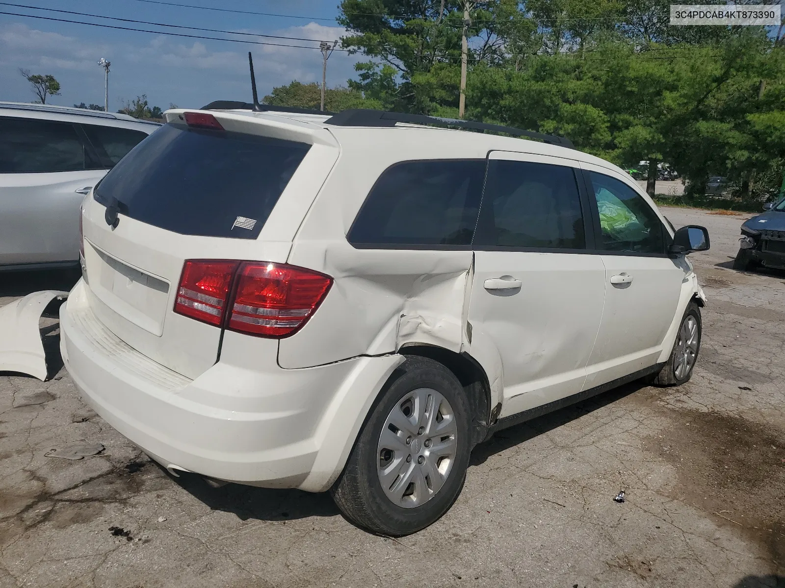 2019 Dodge Journey Se VIN: 3C4PDCAB4KT873390 Lot: 68164984